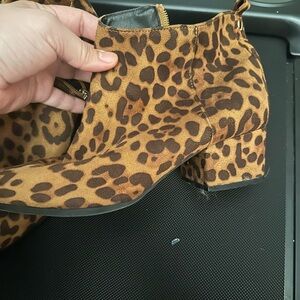 Target Leopard Print Shoes - Brown and Black
